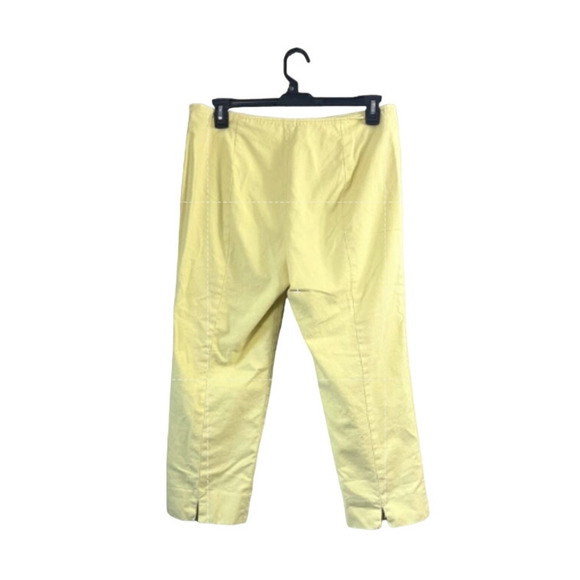 Yellow Tallbots Classic Side Zip Business Slacks 12 - Picture 2 of 6